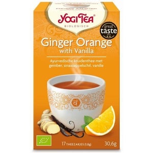 Yogi Tea Ginger orange vanilla afbeelding