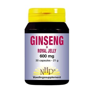 NHP Ginseng royal jelly 600 mg afbeelding