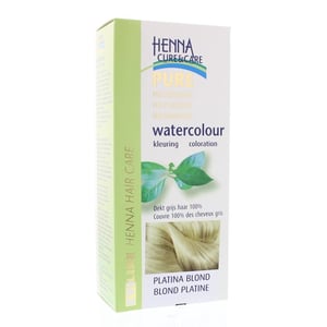 Henna Cure & Care Watercolour platina blond Henna Cure & Care Watercolour platina blond afbeelding