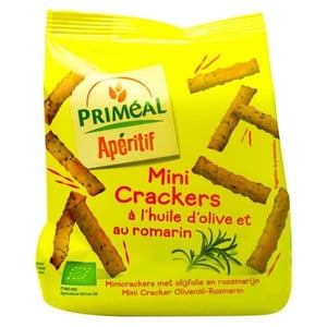 Primeal Aperitive mini crackers rosemary Primeal Aperitive mini crackers rosemary afbeelding