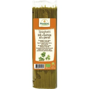 Primeal Organic spaghetti tarwe quinoa knoflook peterselie afbeelding