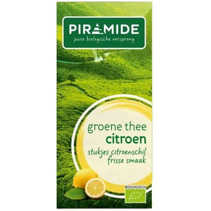 Piramide Groene thee met citroen eko afbeelding