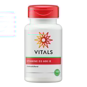Vitals Vitamine D 600 IE Vitals Vitamine D 600 IE afbeelding