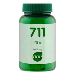 AOV Voedingssupplementen 711 GLA (borageolie) AOV Voedingssupplementen 711 GLA (borageolie) afbeelding