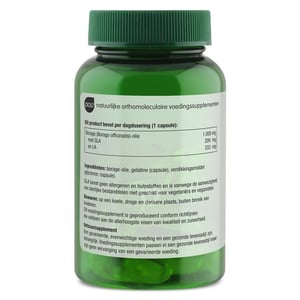 AOV Voedingssupplementen 711 GLA (borageolie) AOV Voedingssupplementen 711 GLA (borageolie) afbeelding