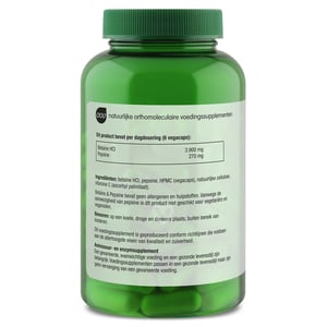AOV Voedingssupplementen 1130 Betaine & Pepsine AOV Voedingssupplementen 1130 Betaine & Pepsine afbeelding