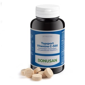 Bonusan Topsport vitamine C500 Bonusan Topsport vitamine C500 afbeelding