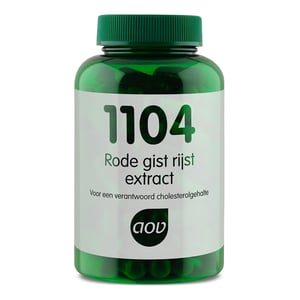 AOV Voedingssupplementen 1104 Rode Gist Rijst Extra AOV Voedingssupplementen 1104 Rode Gist Rijst Extra afbeelding