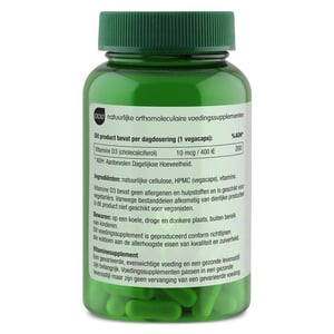 AOV Voedingssupplementen 401 Vitamine D3 10 mcg (400 IE) AOV Voedingssupplementen 401 Vitamine D3 10 mcg (400 IE) afbeelding