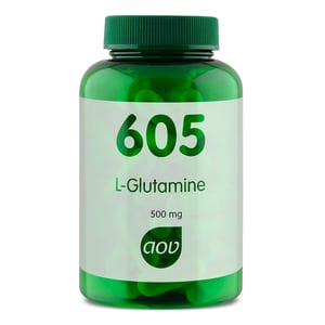 AOV Voedingssupplementen 605 L Glutamine 500 mg AOV Voedingssupplementen 605 L Glutamine 500 mg afbeelding
