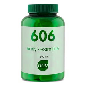 AOV Voedingssupplementen 606 Acetyl L Carnitine 500 mg AOV Voedingssupplementen 606 Acetyl L Carnitine 500 mg afbeelding