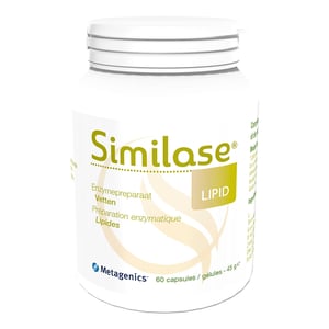 Metagenics Similase Lipid (lipase, 2000 FCC) Metagenics Similase Lipid (lipase, 2000 FCC) afbeelding