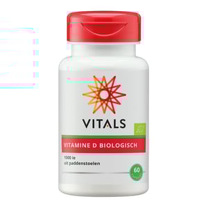 Vitals Vitamine D 1000 IE Biologisch Vitals Vitamine D 1000 IE Biologisch afbeelding