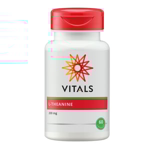 Vitals L-Theanine 200 mg Vitals L-Theanine 200 mg afbeelding