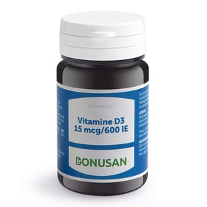 Bonusan Vitamine D3 15 mcg afbeelding