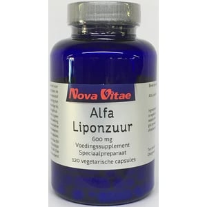 Nova Vitae Alfa liponzuur 600 mg afbeelding