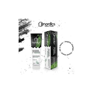Nordics Tandpasta charcoal matcha Nordics Tandpasta charcoal matcha afbeelding
