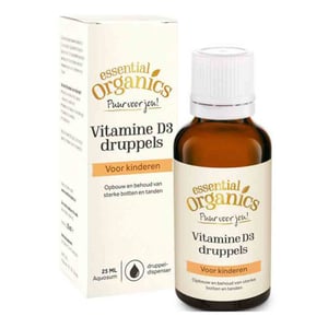 Essential Organics Puur - Vitamine D3 druppels (plantaardig)