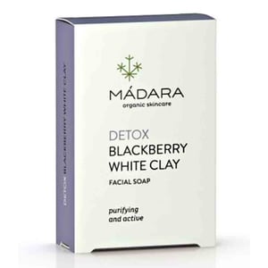 MADARA Blackberry & White Clay Clarifying Face Soap (Bramen & Witte Klei gezichtszeep) MADARA Blackberry & White Clay Clarifying Face Soap (Bramen & Witte Klei gezichtszeep) afbeelding