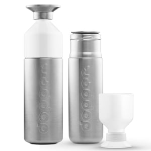 Dopper Dopper fles set Steel - Solid Steel Dopper Dopper fles set Steel - Solid Steel afbeelding