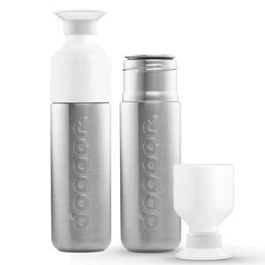 Dopper Dopper fles set Solid Steel - Solid Steel Dopper Dopper fles set Solid Steel - Solid Steel afbeelding