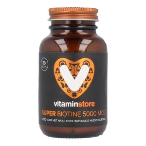 Vitaminstore Super Biotine 5000 mcg (biotin) afbeelding