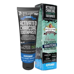 My Magic Mud My Magic Mud Activated Carbon Tandpasta (Charcoal Toothpaste Peppermint) My Magic Mud My Magic Mud Activated Carbon Tandpasta (Charcoal Toothpaste Peppermint) afbeelding