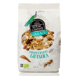 Royal Green Coconut Raisin Granola (cereal) Royal Green Coconut Raisin Granola (cereal) afbeelding