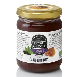 Royal Green - Elderberry Honey (honing met vlierbessen)