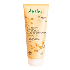 Melvita Shower Gel White Camellia & Orange blossom honey Melvita Shower Gel White Camellia & Orange blossom honey afbeelding