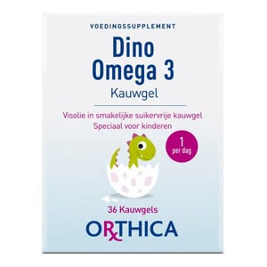 Orthica Dino Omega 3 kauwgel Orthica Dino Omega 3 kauwgel afbeelding