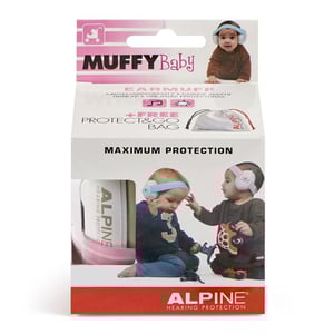 Alpine Muffy Baby oorkap roze Alpine Muffy Baby oorkap roze afbeelding