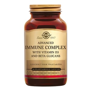 Solgar Vitamins Advanced Immune Complex  (vitamine D, vlierbes, zink, Ester-C) afbeelding