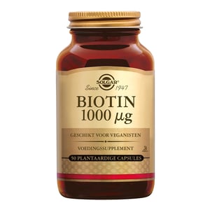 Solgar Vitamins Biotin 1000 µg (biotine 1000 mcg) afbeelding