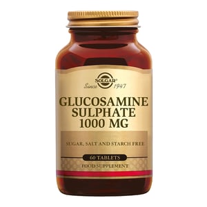 Solgar Vitamins Glucosamine Sulfate 1000 mg Solgar Vitamins Glucosamine Sulfate 1000 mg afbeelding
