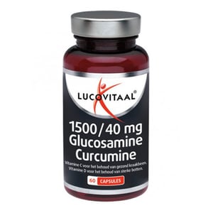 Lucovitaal Glucosamine & curcumine 1500/40 mg afbeelding