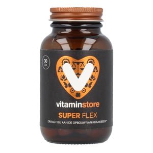 Vitaminstore Super Flex (glucosamine, Chondroïtine, calcium, boswellia) Vitaminstore Super Flex (glucosamine, Chondroïtine, calcium, boswellia) afbeelding