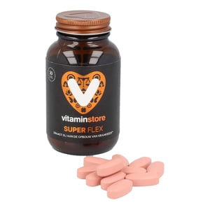 Vitaminstore Super Flex (glucosamine, Chondroïtine, calcium, boswellia) Vitaminstore Super Flex (glucosamine, Chondroïtine, calcium, boswellia) afbeelding