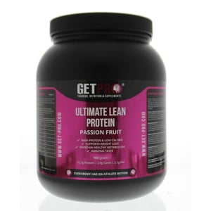 Getpro Ultimate lean protein passion fruit Getpro Ultimate lean protein passion fruit afbeelding