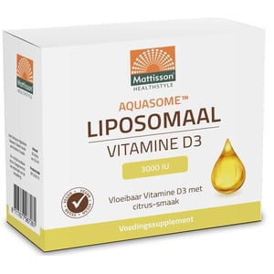 Mattisson Healthstyle Aquasome vitamine D3 3000IU liposomaal afbeelding