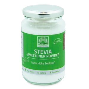 Mattisson Healthstyle Stevia sweetener powder (stevia & erythritol) Mattisson Healthstyle Stevia sweetener powder (stevia & erythritol) afbeelding