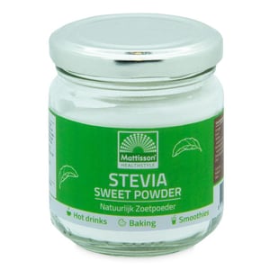 Mattisson Healthstyle Stevia sweet powder (stevia & inuline) Mattisson Healthstyle Stevia sweet powder (stevia & inuline) afbeelding