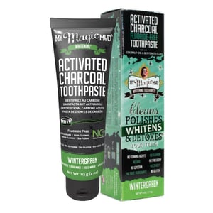 My Magic Mud Actieve kool tandpasta wintergreen My Magic Mud Actieve kool tandpasta wintergreen afbeelding