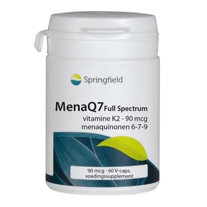 Springfield MenaQ7 Full Spectrum vitamine K2 90 mcg afbeelding