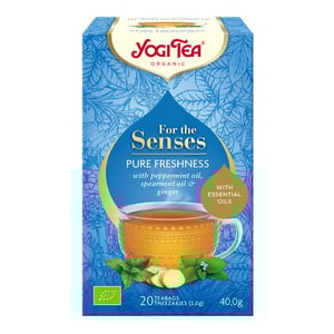 Yogi Tea Tea for the senses pure freshness Yogi Tea Tea for the senses pure freshness afbeelding