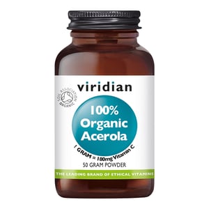 Viridian Organic Acerola/Vitamine C Poeder afbeelding