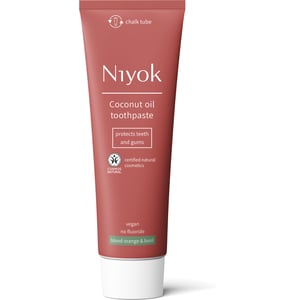 Niyok Coconut Oil Toothpaste Bloodorange and Basil afbeelding