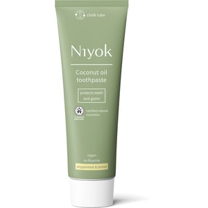 Niyok Coconut Oil Toothpaste Peppermint and Lemon afbeelding