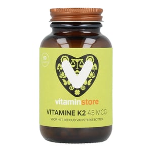 Vitaminstore Vitamine K2 45 mcg (VitaMK7) afbeelding