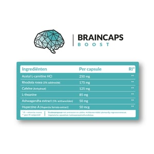 Braincaps Boost (nieuwe formule) Braincaps Boost (nieuwe formule) afbeelding